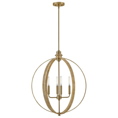Fallon 4 LED Light Medium Chandelier by Lark - 83554LCB-BAM