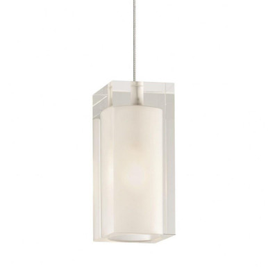 Solitude 1 Light Solitude Monopoint Mini Pendant by Visual Comfort Modern - MP-700-SLD