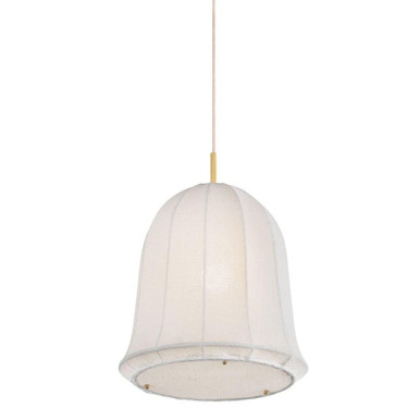 Risa 1 Light Pendant 17.75 Inch Tall and 14 Inch Wide by Mitzi - H982701-AGB