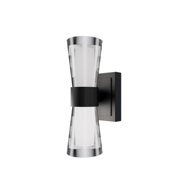 Hourglass 9W 1 4CCT LED Wall Sconce 10 Inch Tall X 4.13 Inch Wide by dweLED - WS-91510