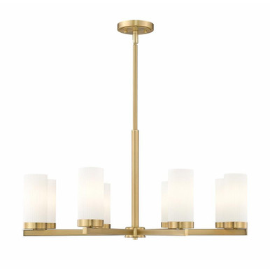 Danica 8 Light Chandelier 15.25 Inches Tall and 31.5 Inches Wide by Z-Lite - 3044-8