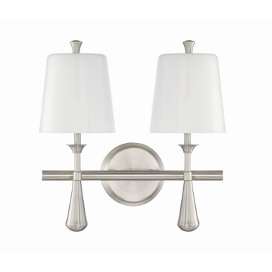 Palmer 2 Light Vanity Light by Craftmade - 57402-BNK