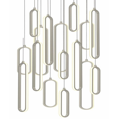 Sienna 232W 16 LED Mini Pendant by AFX - SIEP99LAJD1RND16