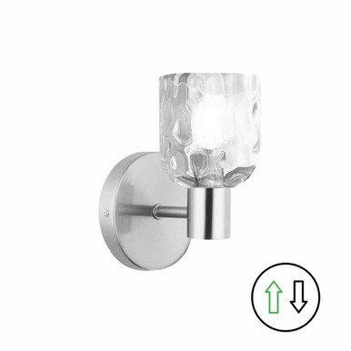 Vallora 60W 1 LED Bath Vanity 8 Inch Tall and 4.75 Inch Wide by Dainolite - VLA-81W