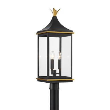 Simpson 3 Light Outdoor Post Mount 27.75 Inch X 10 Inch Wide by Crystorama - SIM-809-MK-TG