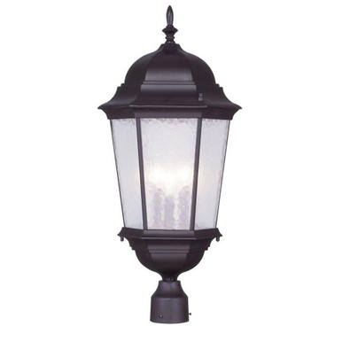 Hamilton Three Light Exterior Lantern 12.5 x 27 Inches by Livex  - 7568-04