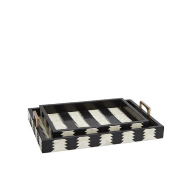 Arrow 20 Inch Tray (Set of 2) by Currey Company - 1200-0451
