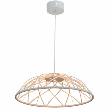 Pakuna 16W 1 LED Pendant 6 Inch Tall and 20 Inch Wide by Dainolite - PAK-2016LEDP