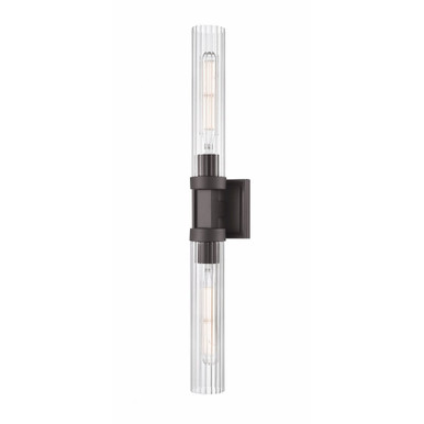 Beau 2 Light Wall Sconce 27 Inch Tall and 4.5 Inch Wide By Z-Lite - 740-2W