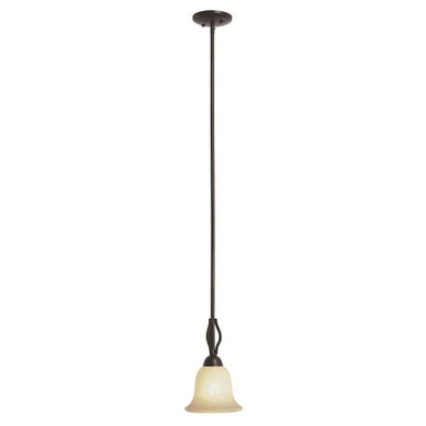 Farmhouse 1 Light Small Pendant by Trans Globe - PL-8164 BN