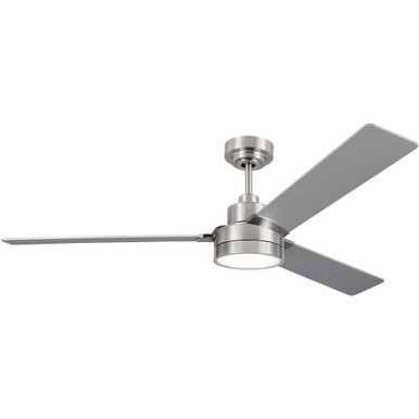 Jovie 3 Blade Ceiling Fan with Light Kit 58 Inch Wide by Generation - 3JVR58D