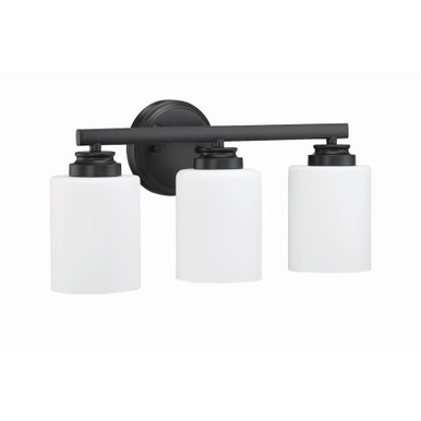 Bolden 3 Light Vanity Light by Craftmade 50503-FB-WG - 50503-FB-WG
