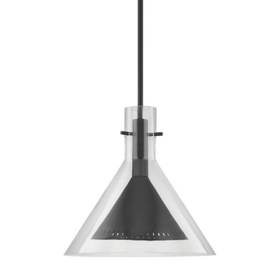 Atticus 1 Light Medium Pendant by Troy - F7663-SBK