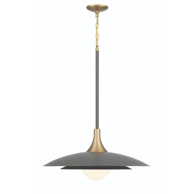 Welsh 15W 1 LED Pendant 30 Inch Tall and 24 Inch Wide by Eurofase - 46785