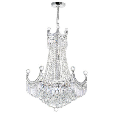 Amanda 11 Light Medium Chandelier by CWI - 8421P24C