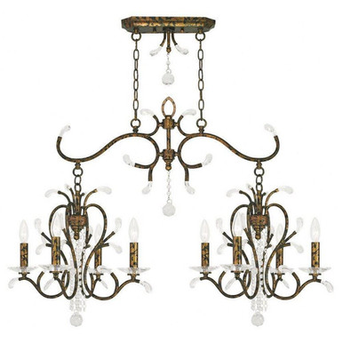 Serafina 6 Light Large Chandelier by Livex - 51006