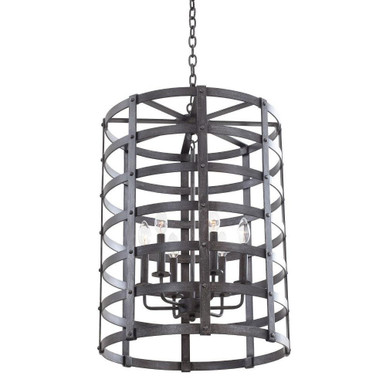 Townsend 6 Light Large Pendant by Kalco - 7404VI