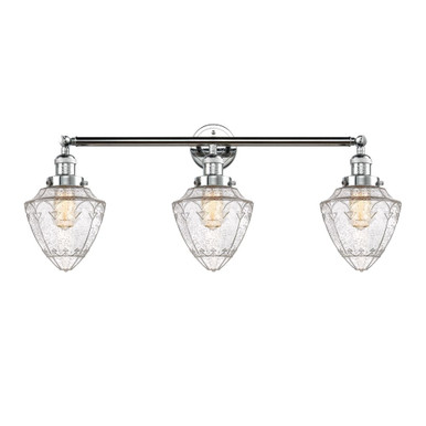 Bullet 3 Light Bath Vanity 15 Inch Tall and 33.75 Inch Wide by Innovations - 205-G66-7
