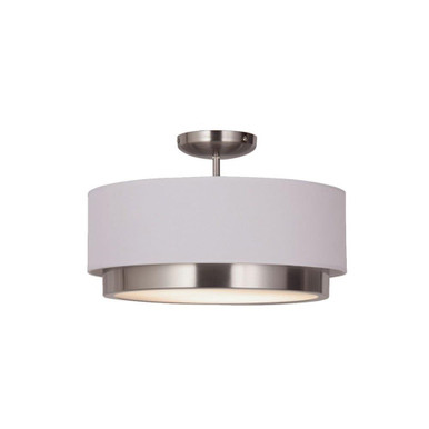Tate 30W 1 LED 15.75 Inch Wide Flush Mount by Justice Design - FAB-4470