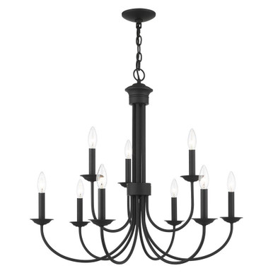 Estate 9 Light Large Chandelier by Livex - 42687