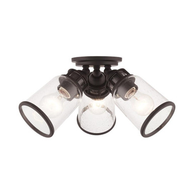 Lawrenceville 3 Light 16.38 Inch Wide Flush Mount by Livex - 45503