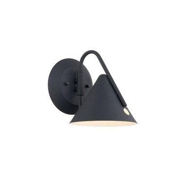 Zag 7W 1 LED Wall Sconce by Justice Design - NSH-4241-MBTX