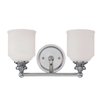 Melrose 2 Light Vanity Light by Savoy House - 8-6836-2