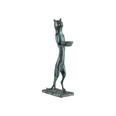 Bastet Cat Sculpture 15.5 Inch Tall and 3.5 Inch Wide by Currey Company - 1200-1059