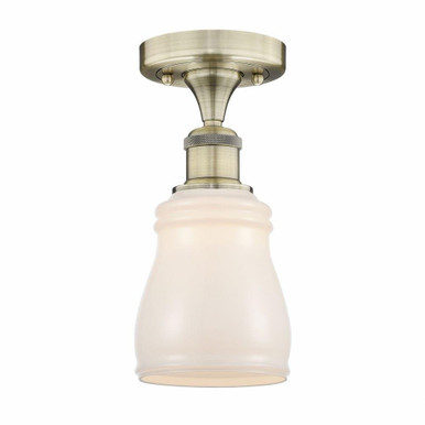 Ellery 1 Light 4.75 Inch Wide Semi Flush Mount by Innovations - 616-1F-G39