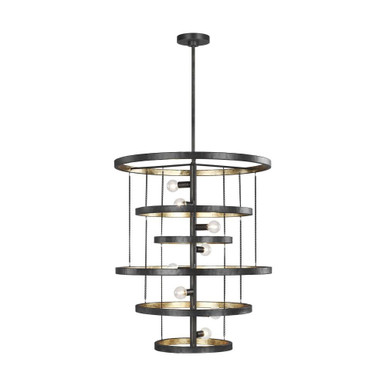 Celeste 8 Light Medium Chandelier by Generation Lighting - F3341/8AI/ADB