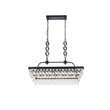 Nordic 6 Light Small Pendant 32 Inch Length by Elegant - 1219G32