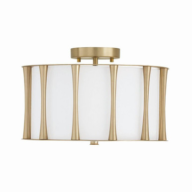 Bodie 3 Light 15 Inch Wide Semi Flush Mount by Capital - 244631