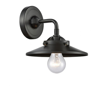 Railroad 1 Light Traditional Wall Sconce 8.25 Inch Length by Innovations - 284-1W-M1-M7