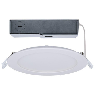 15W LED Round Flat Face Direct Wire Downlight 6.77 Inch Wide by Satco - S11691