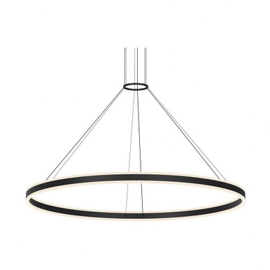 Double Corona 129W 2 LED Pendant 2.75 Inch Tall X 59 Inch Wide by Sonneman - 2309