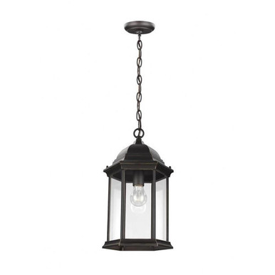 Sevier 1 Light Traditional Outdoor Small Pendant by Generation - 6238701