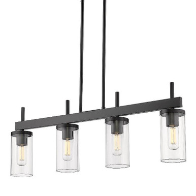 Winslett 4 Light Oversized Linear Pendant by Golden - 7011-LP