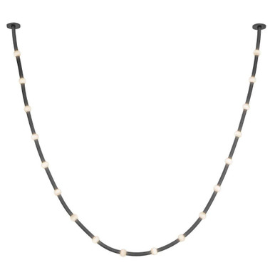 Corda 76W LED Pendant 2.38 Inch Tall and 2.38 Inch Wide by Kuzco RT - PD39317-BK/OP-UNV-010-RT