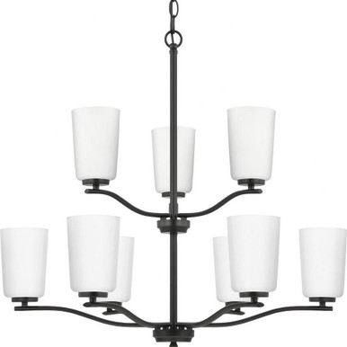 Adley 9 Light Large Linear Chandelier by Progress - P400351