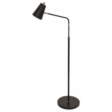 Kirby 6.2W 1 LED Adjustable Floor Lamp 54 x 21.5 Inches by House of Troy - K100-BLK