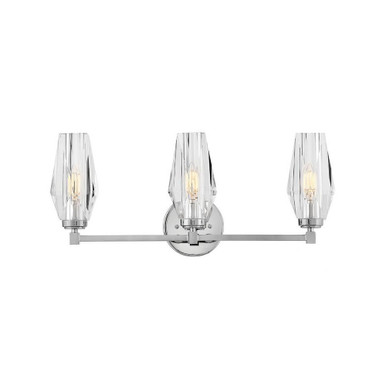 Ana 15W 3 LED Bath Vanity 10.25 Inch Tall and 23.5 Inch Wide by Hinkley - 52483PN