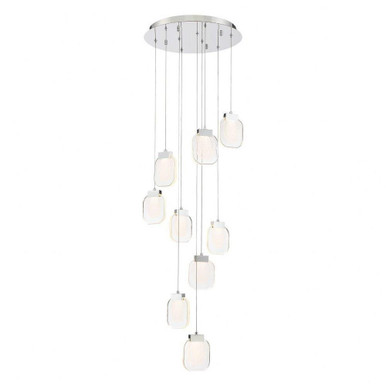 Paget 9 Light Small Chandelier by Eurofase - 38043