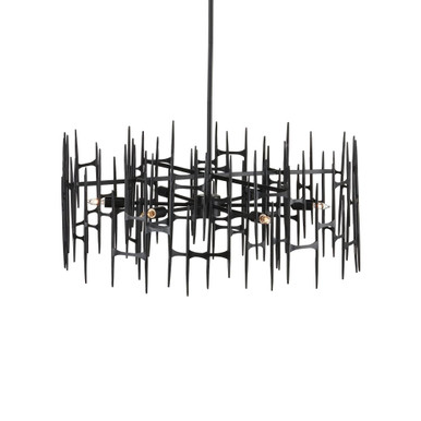 Attingham 6 Light Large Chandelier by Currey Company - 9000-1091