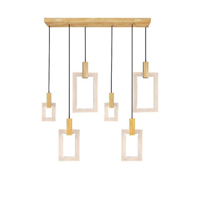 Anello LED Light Mini Pool Table Chandelier by CWI - 1214P48-6-236-A-RC