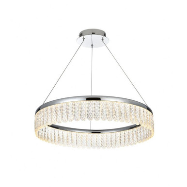 Rune 1 LED Light Medium Chandelier by Elegant - 2060D24