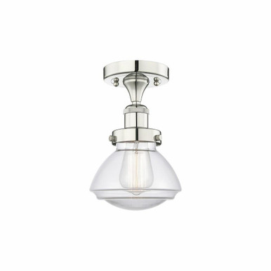 Olean 1 Light 6.5 Inch Wide Semi Flush Mount by Innovations - 616-1F-G32