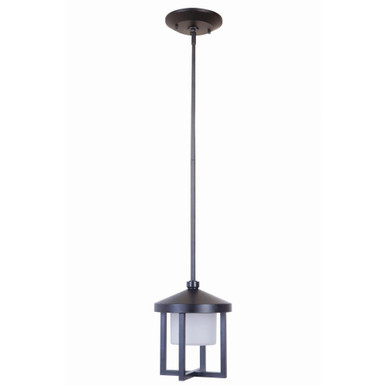 Alta 8.5W 1 LED Light Small Outdoor Pendant by Craftmade - Z9211-MN-LED