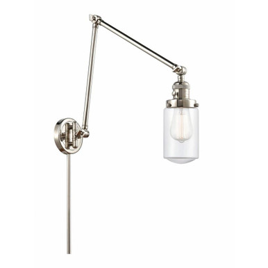 Dover 1 Light Swing Arm Wall Sconce by Innovations - 238-G31