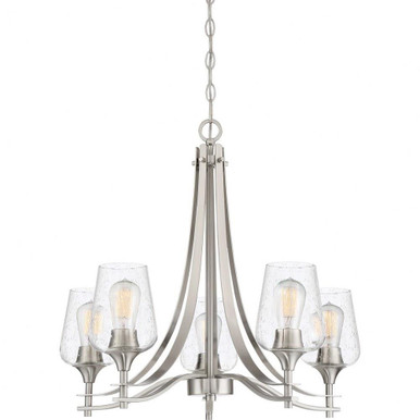 Towne 5 Light Medium Chandelier by Quoizel - TWE5005BN