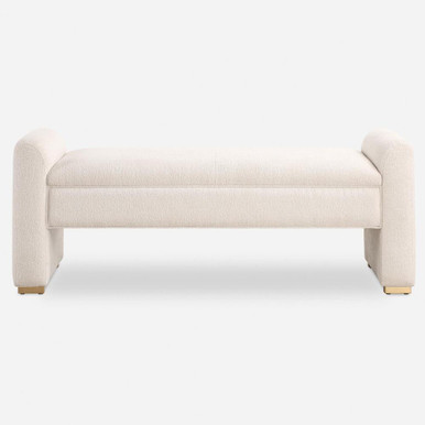Caliste Bench 21.25 Inch Tall and 55.5 Inch Wide by Uttermost - 23887
